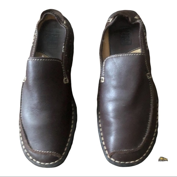 Beautiful womens shoe mule clog brown leather slip on size 8 in Excellen… - Picture 3 of 5